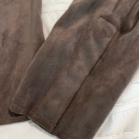 Kut faux suede jacket in brown size MP - Picture 6 of 7